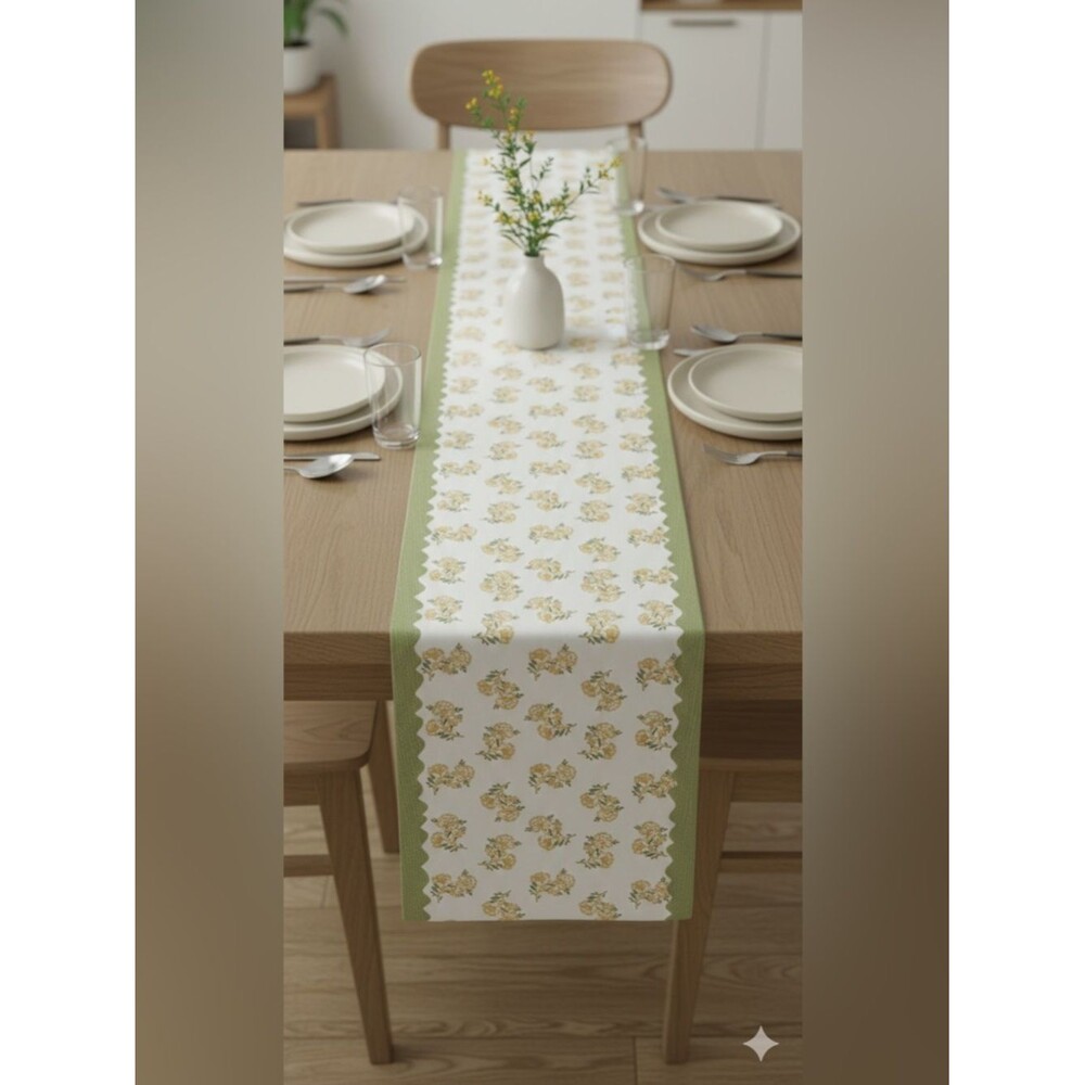 Spring Floral Table Runner 14 X 90 Inch